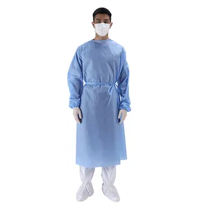 Médico do hospital de Segurança Roupas Roupas de Proteção Coverall Ppe Nível 1 Terno Descartável Médica