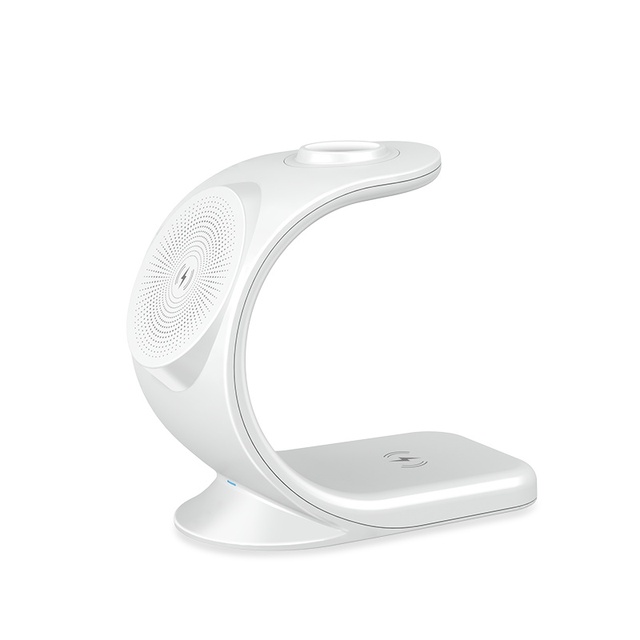 Smart 15W 3 in 1 Fast Wireless Charger Stand, Magnetic Wireless Charging Dock for iphone IWatch Earphone