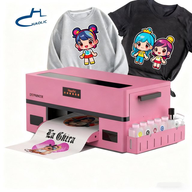 Haolic  A3 Max Inkjet T Shirt Printing Machine XP600 Head 33cm Heat Transfer Roll Pet Film DTF Printer