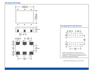 Nouvel et original oscillateur à quartz SMD Saronix-ecera SMD5070 taille 6P, sortie LV-PECL, SRS3833B-212.500 212.500MHZ - Product Image 6
