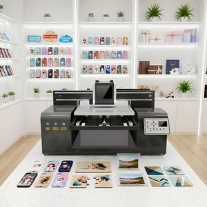 High Quality 2 Heads 5060 Phone case Printing Machine UV <b>Printer</b> Flat Bed Distributors for ID Card - Product Image 1
