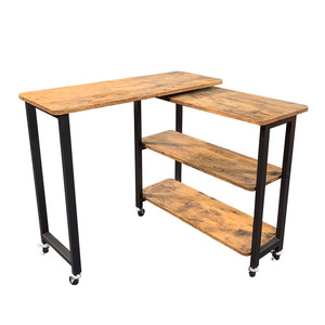 <b>Folding</b> side <b>table</b> with casters, movable and simple sofa side <b>table</b>, home use <b>folding</b> coffee <b>table</b>, bedside <b>table</b> - Product Image 4