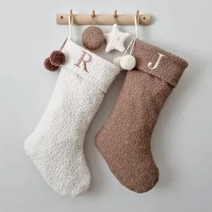 christmas stocking 2023 brown christmas stocking christmas stockings with burlap