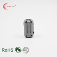 Snap on Ferrite Core EMI RFI Noise Suppressor Clip on Ring Core Suppress Cable High Frequency Noise