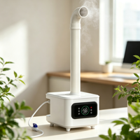 Humidificateur d'aromathérapie électrique à ultrasons, recharge automatique de l'eau, grande capacité, télécommande, fonctionnement silencieux pour jardin et aquarium