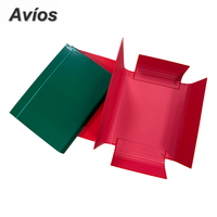 Carpeta de Archivo Elástica Triple Plegable A4 de 30 mm, Productos Ecológicos para Organización y Archivo de Documentos, Archivadores y Carpetas