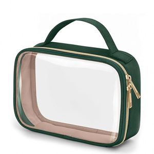 Sac de toilette portable Bestella, multifonctionnel, en PVC imperméable, transparent, pour les soins de beauté en déplacement - Product Image 3