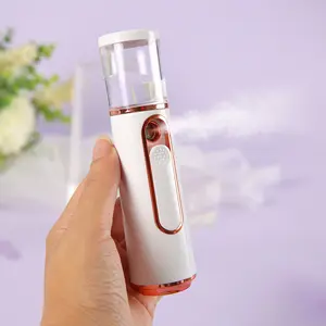 Nano Face Mister Portable Handy Mist Sprayer USB Rechargeable Mini Facial Steamer for Skin Care, Lash Extensions