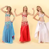 2020 Sexy Women Performance Belly Dancing Costumes Oriental Dance Tenues  3PCS Femmes Dance du ventre