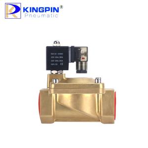 صمام ملف لولبي يعمل بالتحكم التفاضلي SLP-40 مقاس 1 1/2 بوصة بضغط 16 بار مصنوع من النحاس - Product Image 3