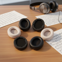 Livraison rapide, coussinets d'oreille en cuir souple de remplacement, coussinets d'oreille, housses pour écouteurs Anker Soundcore Life Q10 Q20 Q30 Q35