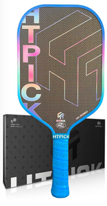 Pagaie de Pickleball HTPICK Titanium Gold Spun Blue <span class=keywords><strong>Color</strong></span> - Product Image 3