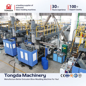 TDB-250F 200L HDPE PVC PE plastique Tambour Extrusion soufflage Machine Automatique Open Top Barrel Making - Product Image 3