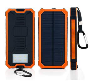 Power Bank <span class=keywords><strong>solaire</strong></span>, 20000mAh, <span class=keywords><strong>batterie</strong></span> <span class=keywords><strong>solaire</strong></span> étanche, <span class=keywords><strong>chargeur</strong></span> de téléphone <span class=keywords><strong>Portable</strong></span>, avec double Ports, éclairage Led - Product Image 4
