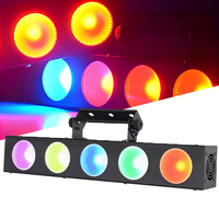 Barra de Luces LED Igreslite 5x10W RGBW 4-en-1, DMX512, Control de Píxeles Individual, Efecto Estroboscópico, Sonido para DJ, Escenario, KTV, Espectáculos