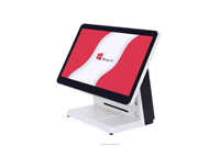 Wintronix PC tout-en-un à double écran tactile de 15,6 pouces, scanner, imprimante thermique, caméra, Wi-Fi 6, NFC pour utilisation dans les hôtels et les restaurants