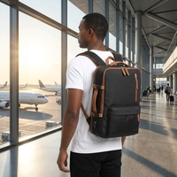 Sac à dos unisexe imperméable personnalisé avec logo, grande capacité, pour affaires et école, avec port USB de chargement – Vente chaude
