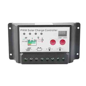 ソーラーデュアルチャネル出力コントローラ12V24V 10A 20A 30A鉛電池用 - Product Image 1