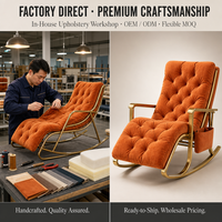Fauteuil relaxant ergonomique en cuir, canapé paresseux, chaise inclinable de loisirs à bascule