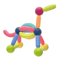 Children's Day Magnetic Stick Balls and Rods Set Building Sticks Construction block toys for Gift