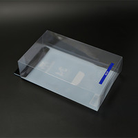 Boîte en plastique PVC transparente rectangulaire sur mesure pour jouets, présentoirs cosmétiques et emballages promotionnels