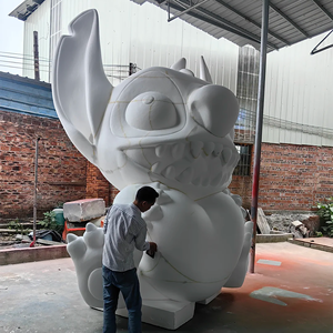 Estatua de Fibra de Vidrio Personalizada de Taiyi, la Famosa Mascota de Dibujos Animados Chinos, Ideal para Fotomatones en Centros Comerciales y Zonas de Tráfico - Product Image 4