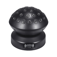 Lampe QSE Lighting RGB Full Color Laser Storm Mushroom à activation sonore, contrôle DMX512, intensité variable, indice de protection IP20, pour événements de club, mariages, DJ