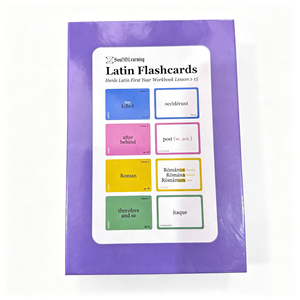 Muestra Gratuita de Tarjetas Educativas Impresas Personalizadas, Papel Resistente, Uso Familiar, con Caja, Diseño Portátil - Product Image 4