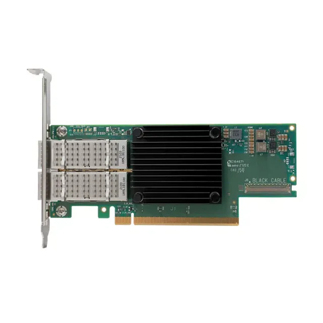 Mellanox ConnectX-6 HDR 100Gb Adapter QSFP56 PCIe4 CX653106A MCX653106A-ECAT HDR100 Ethernet/InfiniBand Network Adapter NIC