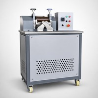 Machine de granulation de plastique à écran tactile PLC, broyeur à deux rouleaux intelligent, mélangeur de composés de laboratoire, stockage de recettes, CE
