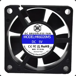 DC brushless cooling fan 6020 60x60x20mm 12v low voltage dc Ventilador dc fan 60mm Silent Fan