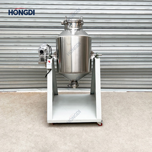 Mélangeur de poudre automatique à double cône, mélangeur conique pour granulés secs entièrement en SUS304 avec garde-corps de sécurité - Product Image 6