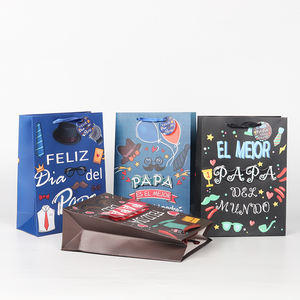 Sacs en papier personnalisés écologiques et recyclables avec estampage à chaud marron pour chaussures, MOQ 10 pour la vente au détail - Product Image 1