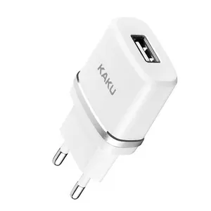 KAKU good seller 2020 flat 15w 2A fast charging usb wall charger for europe