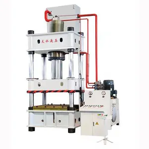 Four-column hydraulic press 100 tons four-column operation simple metal sheet drawing machine Hardware hydraulic press