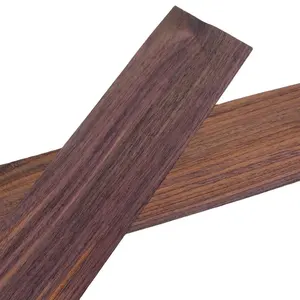 Kayu cendana merah alami Veneer Rosewood untuk kursi meja furnitur pintu permukaan kulit Villa