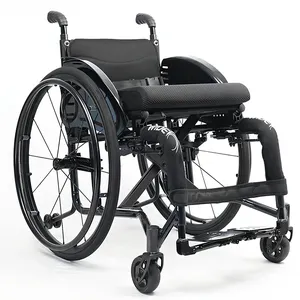 Leichter Rollstuhl-Schnell verschluss rollstuhl für faltbaren Sport rollstuhl aus Aluminium-Rehabilitation geräten