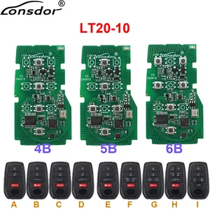 Lonsdor LT20-10 Llave Inteligente con 4/<span class=keywords><strong>5</strong></span>/6 Botones, PCB 8A+4D para Toyota y Lexus #   3041 Compatible con K518, K518ISE y KH100+ - Product Image 1