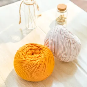 benang wol orange Suppliers-Yarncrafts Kualitas Tinggi 4 Ply 100% Merino Wol Halus Merajut Crochet DIY Hat Syal Pakaian Sock Benang