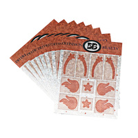 Hojas de Pegatinas Personalizadas Impresas en Papel Adhesivo Vinílico Mate Impermeable, Tamaños A4, A5 y A6, con Corte Kiss Cut para Niños