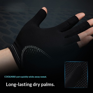 Gants de billard en polyester extensible, taille personnalisée, faciles à nettoyer, avec boucle magnétique à 3 doigts pour <span class=keywords><strong>le</strong></span> sport et l'extérieur - Product Image 3
