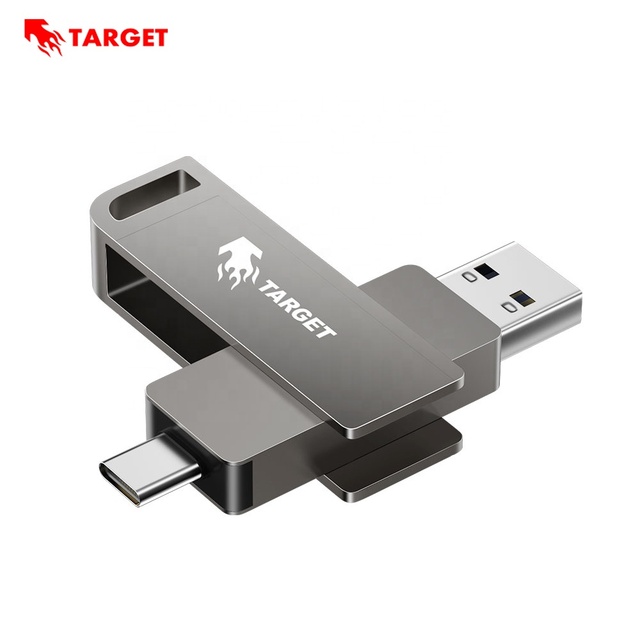 High-Speed 580mbs OTG Type-C 3.2 USB 3.0 Portable Hard Drive SSD Memory Sticks 1TB 2TB 128GB Capacity for Phone Metal USB 3.0