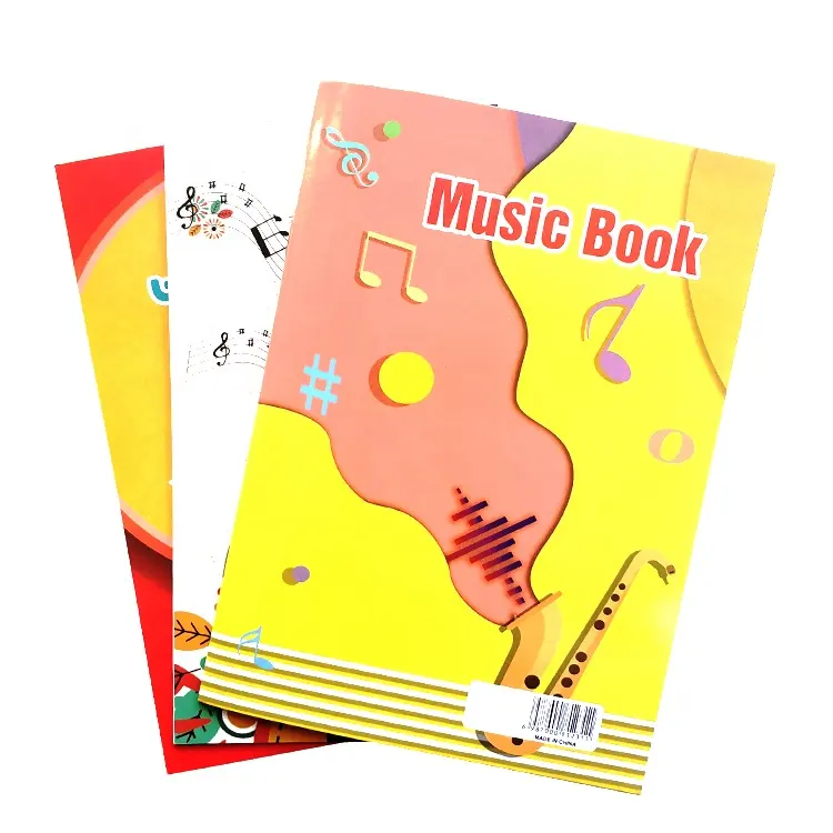 School Supplies Note Book Students Music Book