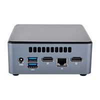 Qotom Quad Core mini computadora J5005 1,5 GHz Fanless Mini PC NUC Q10531N