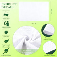 Serviette de cuisine en microfibre ultra-absorbante, écologique, à séchage rapide, légère, douce, à motif gaufré, personnalisable, pour usage domestique