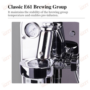 Cafeteras Comerciales E61 con Sistema de Preparación de Cobre, Caldera de Café de 800 ml, Máquina de Espresso, Máquina de Capuchino <span class=keywords><strong>Barista</strong></span> <span class=keywords><strong>Express</strong></span> - Product Image 3