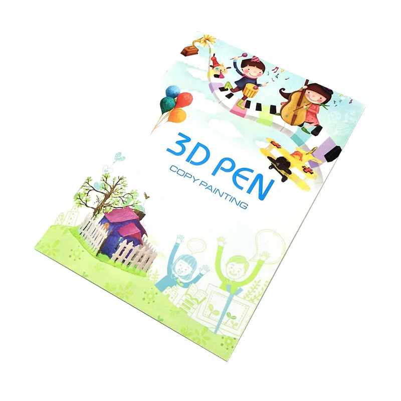 3D कलम फिलामेंट संदर्भ ड्राइंग बोर्ड 3D कलम 14 कार्टून जानवरों पैटर्न मॉडल कागजात 8pcs कॉपी चित्रकला छोटी सी तस्वीर पुस्तक