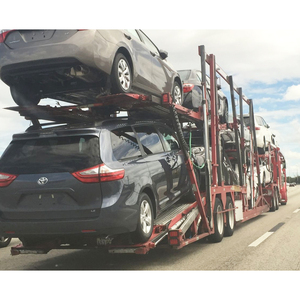 Nouvelle semi-remorque porte-voitures robuste en acier à 2 essieux pour le transport de 8 voitures |   <span class=keywords><strong>Vente</strong></span> de remorques de camion personnalisables de style européen - Product Image 5