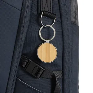 พวงกุญแจไม้ไผ่ทรงกลม RCS สินค้าที่ยั่งยืน - Product Image 4