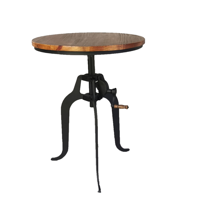 Ручной Чугунный Стол с регулируемой высотой В индустриальном стиле для украшения кафе